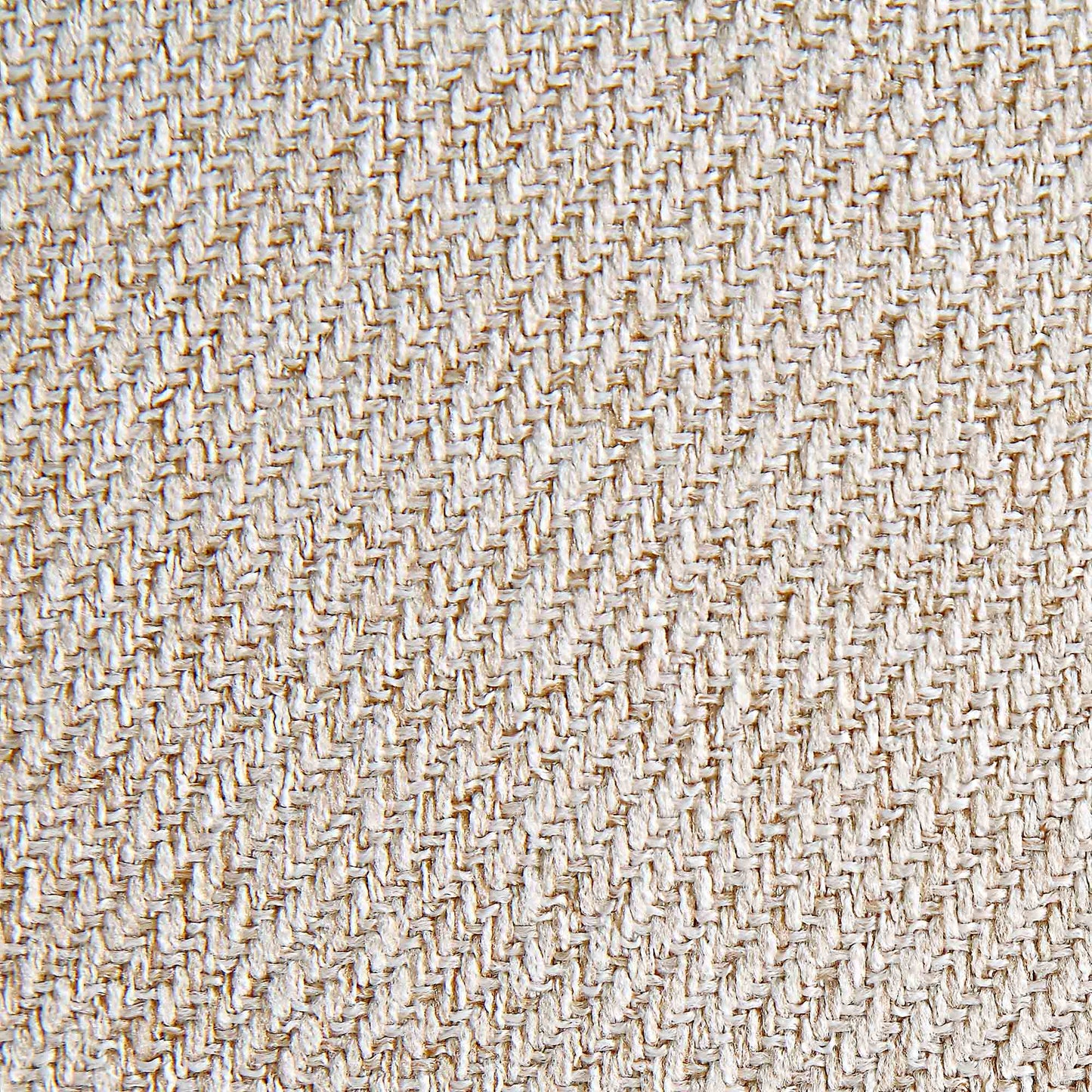 Byron Beige Fabric Pouffe