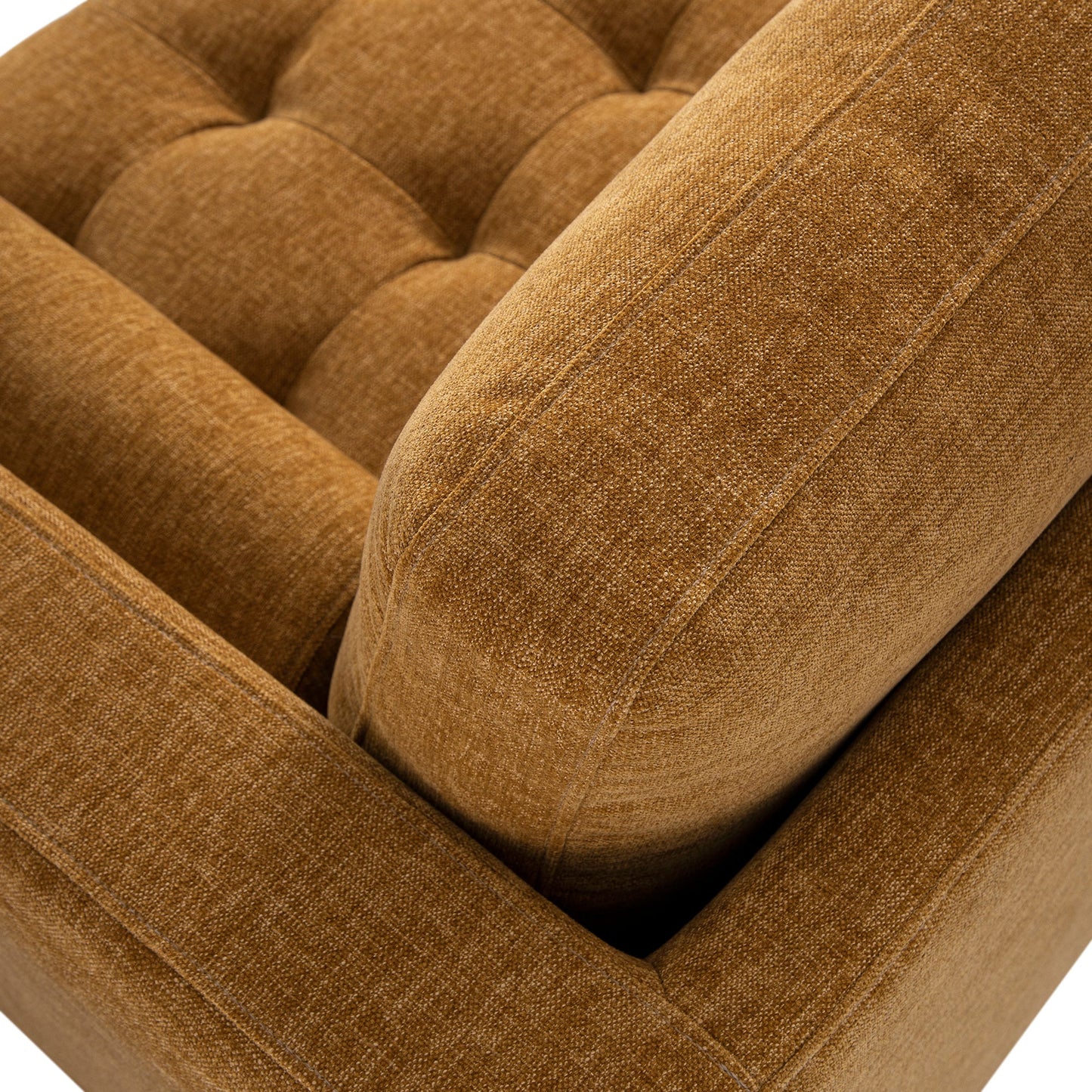 Henrietta Spiced Honey Chenille Grand 4-Seater Chaise End Sofa, Left Hand Facing