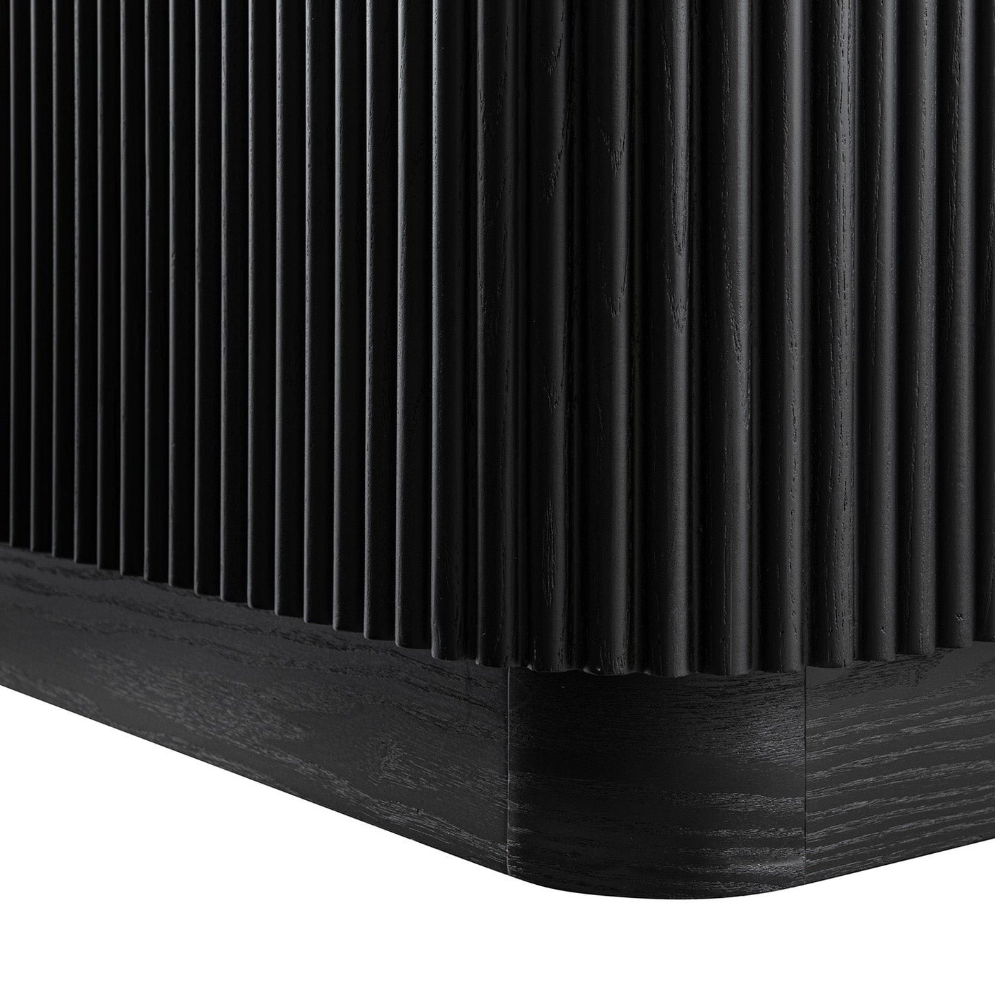 Maru 200cm Wide TV Unit with Drawers, Black