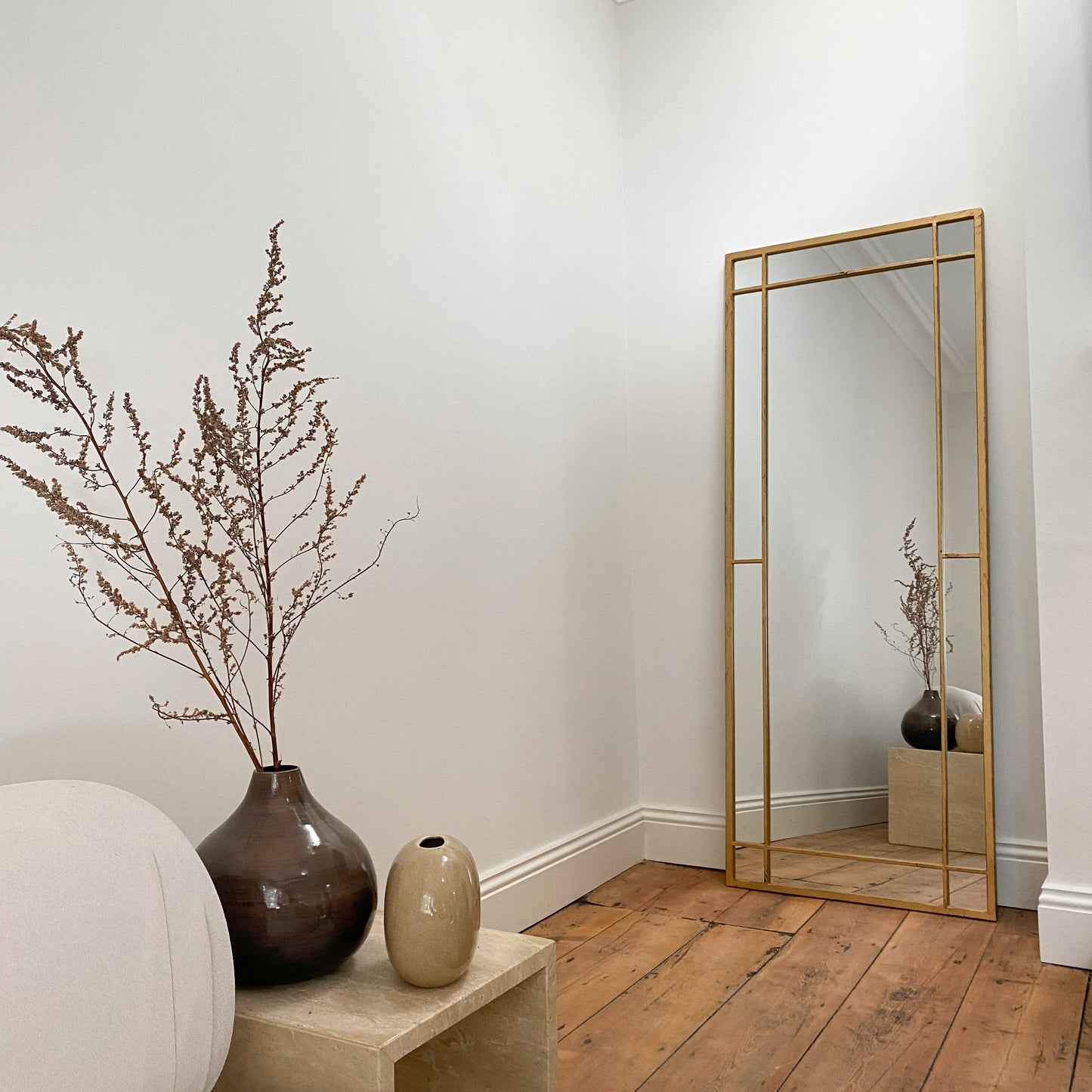 Bexley - Gold Full Length Metal Mirror 180cm x 70cm