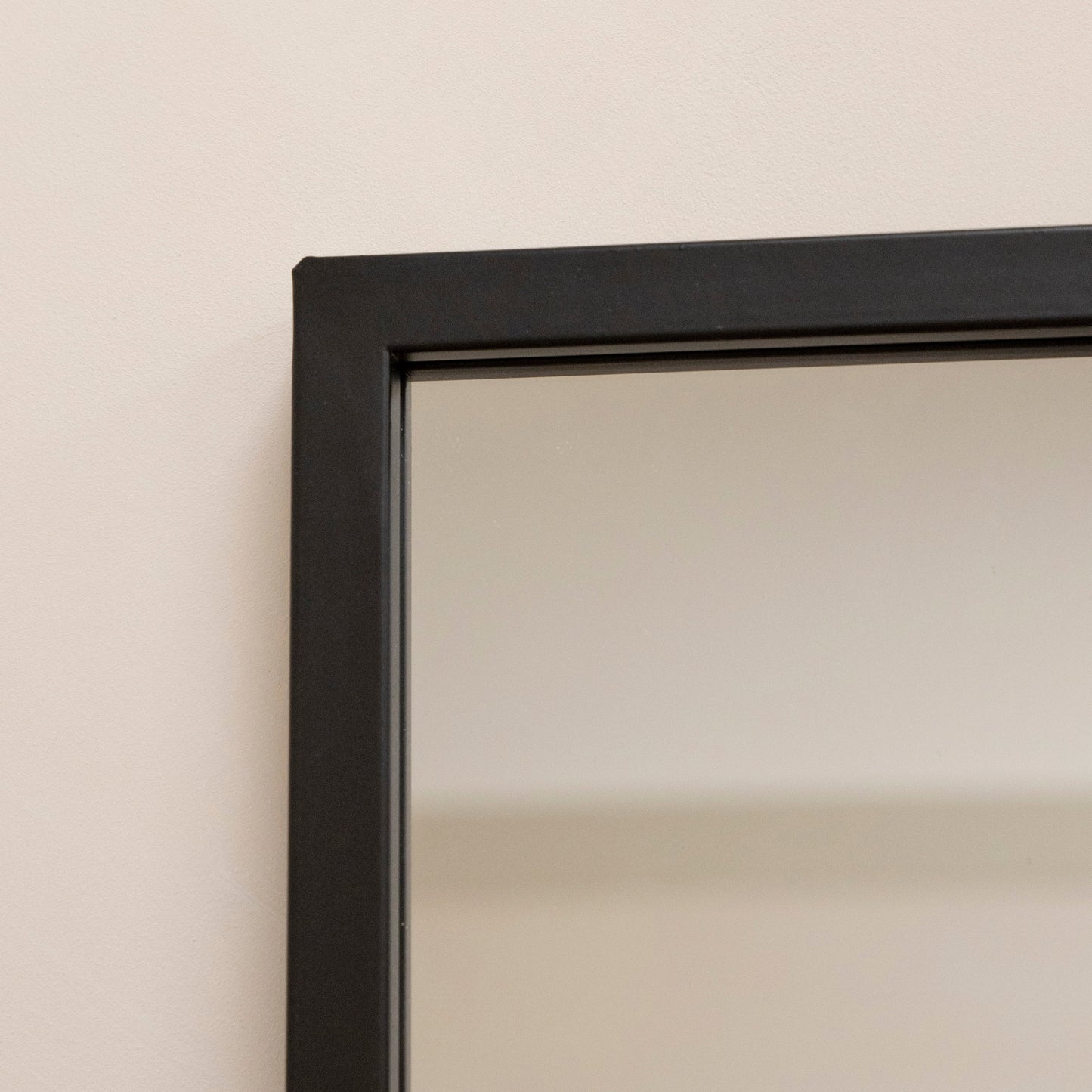 Camden - Black Industrial Full Length Metal Window Mirror 179cm x 119cm