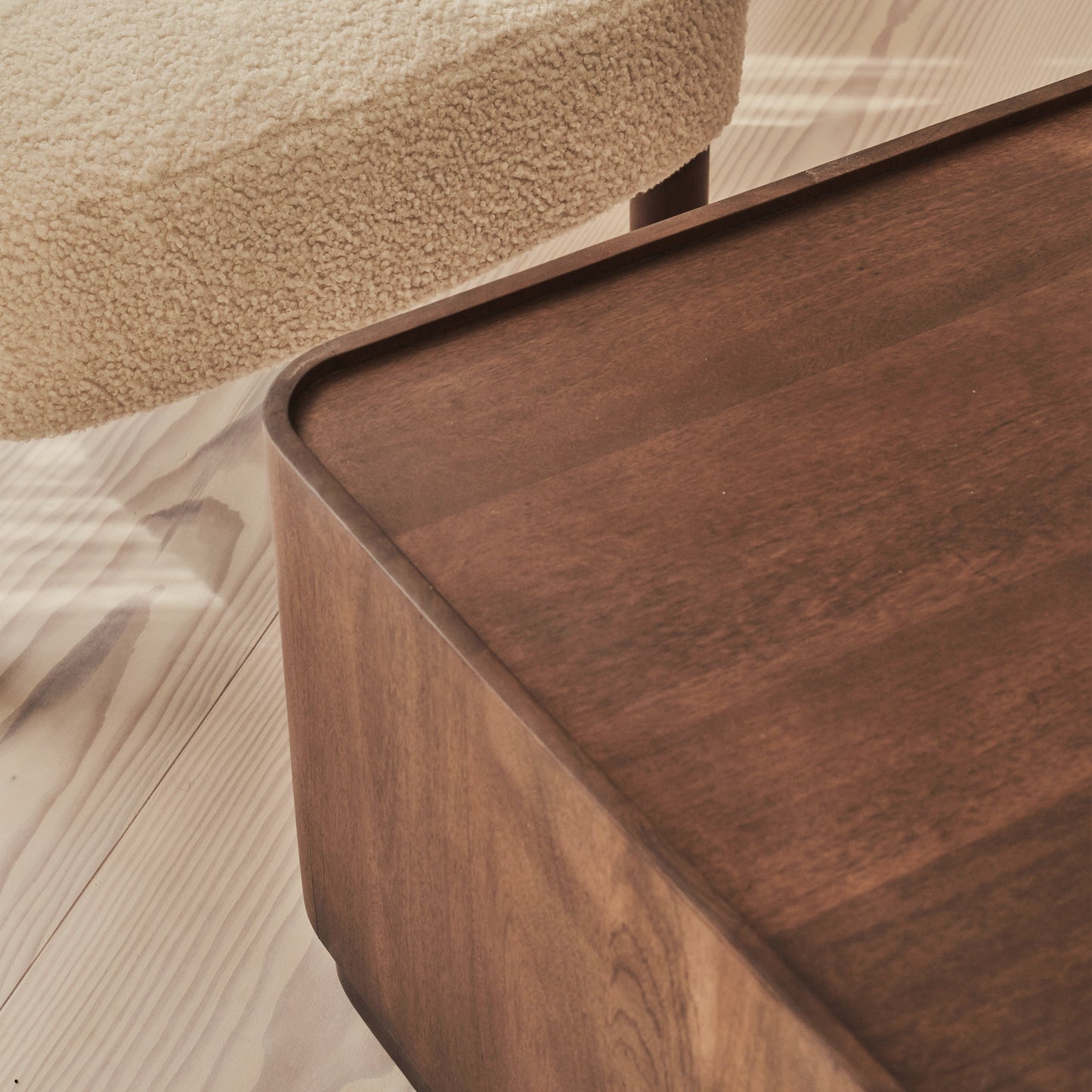 Fairmont - Dark Wood Premium Rectangular Coffee Table