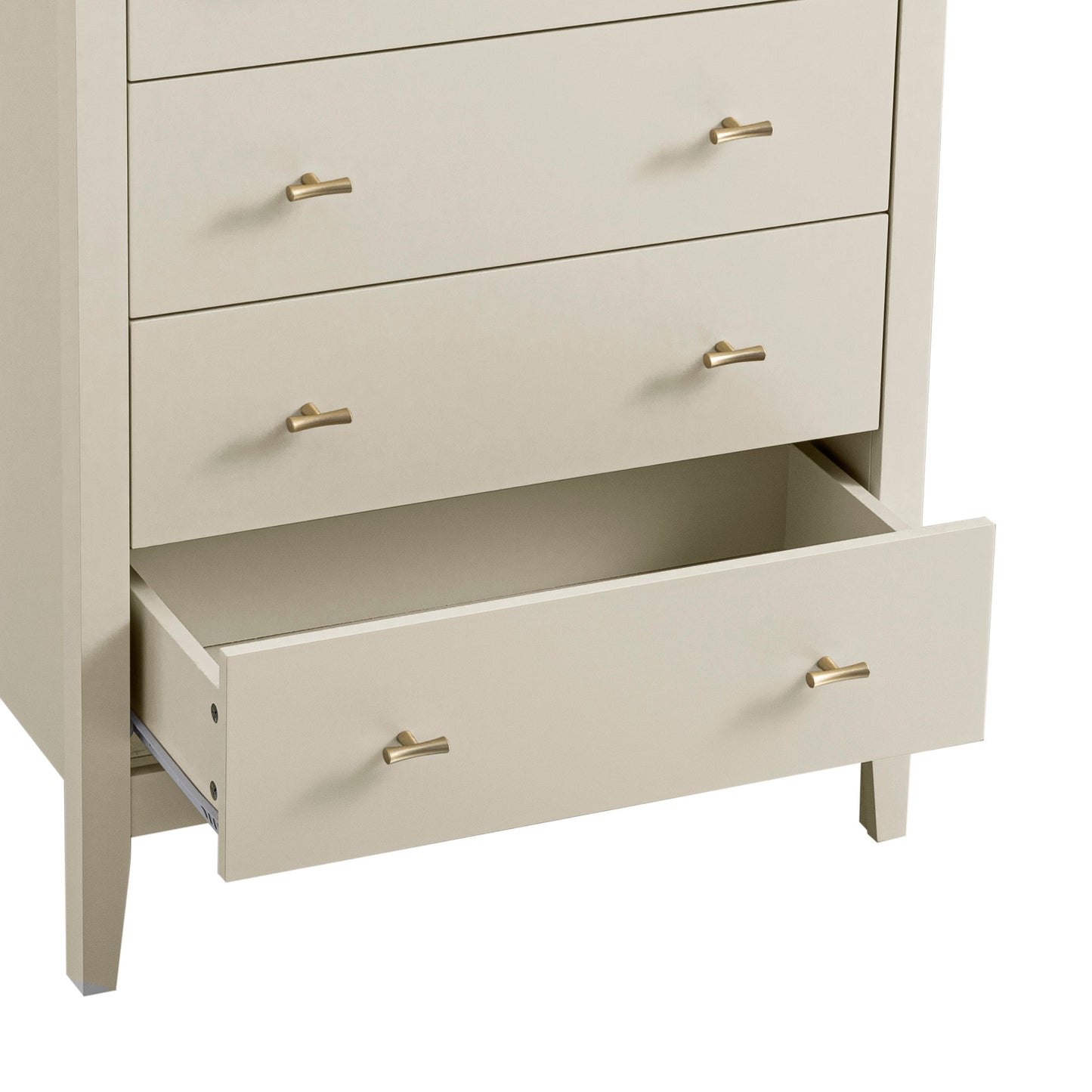 Oakham Chest of 4 Drawers, Shaded White