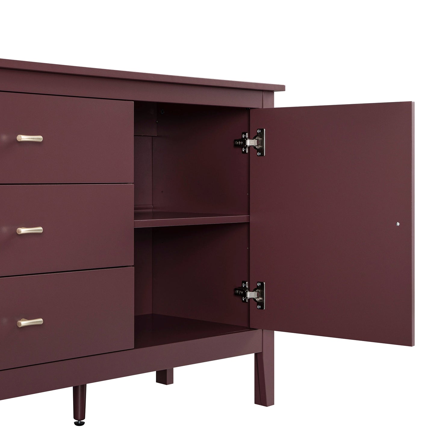 Oakham Wide Sideboard with Drawers, Wild Cherry