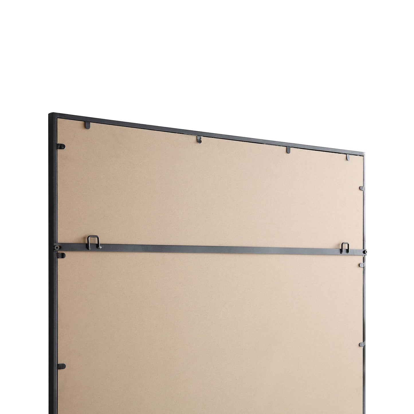 Chardwell Full Length Industrial Metal Window Mirror 180 x 100 cm, Black