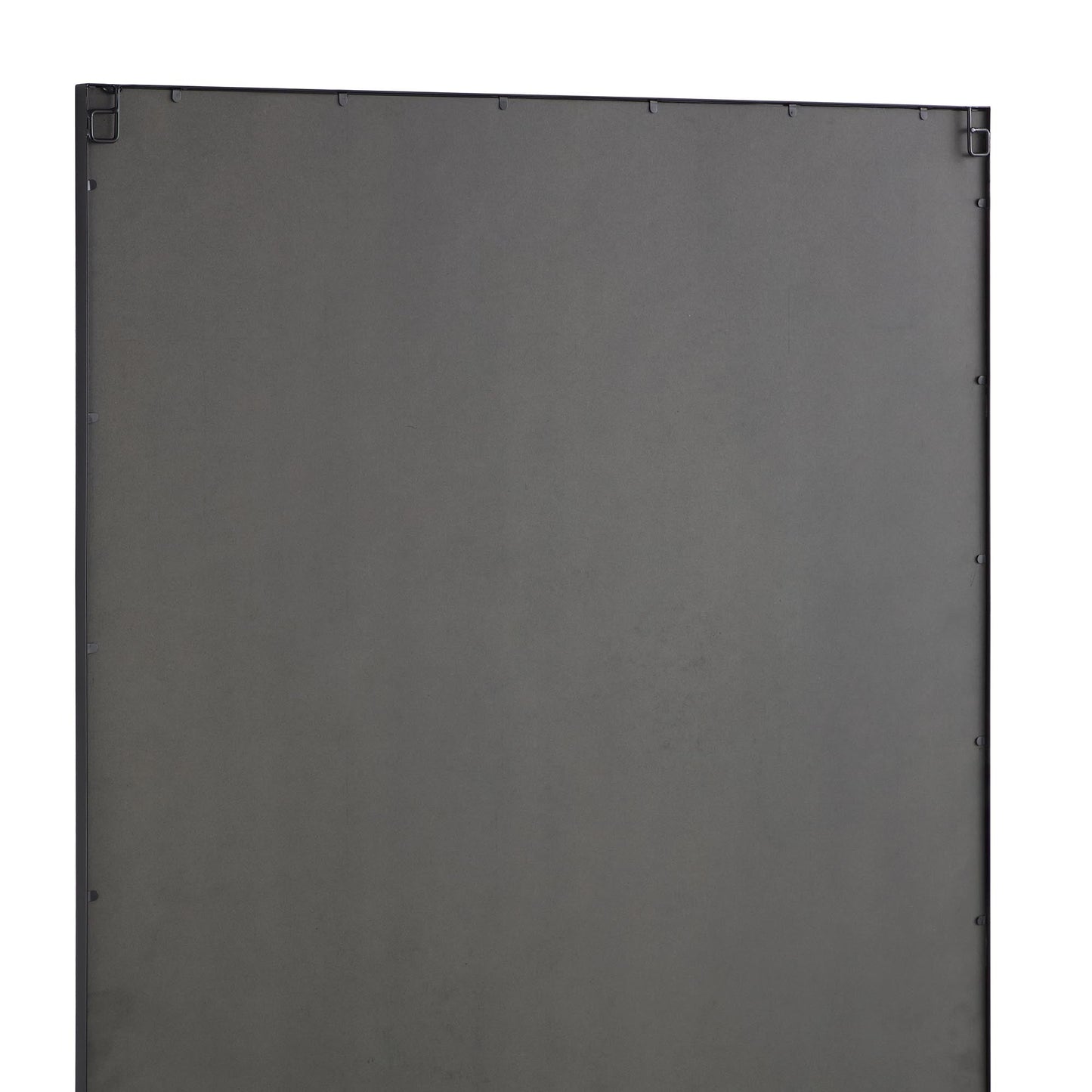 Herbert Full Length Metal Frame Window Mirror 180 x 120 cm, Black