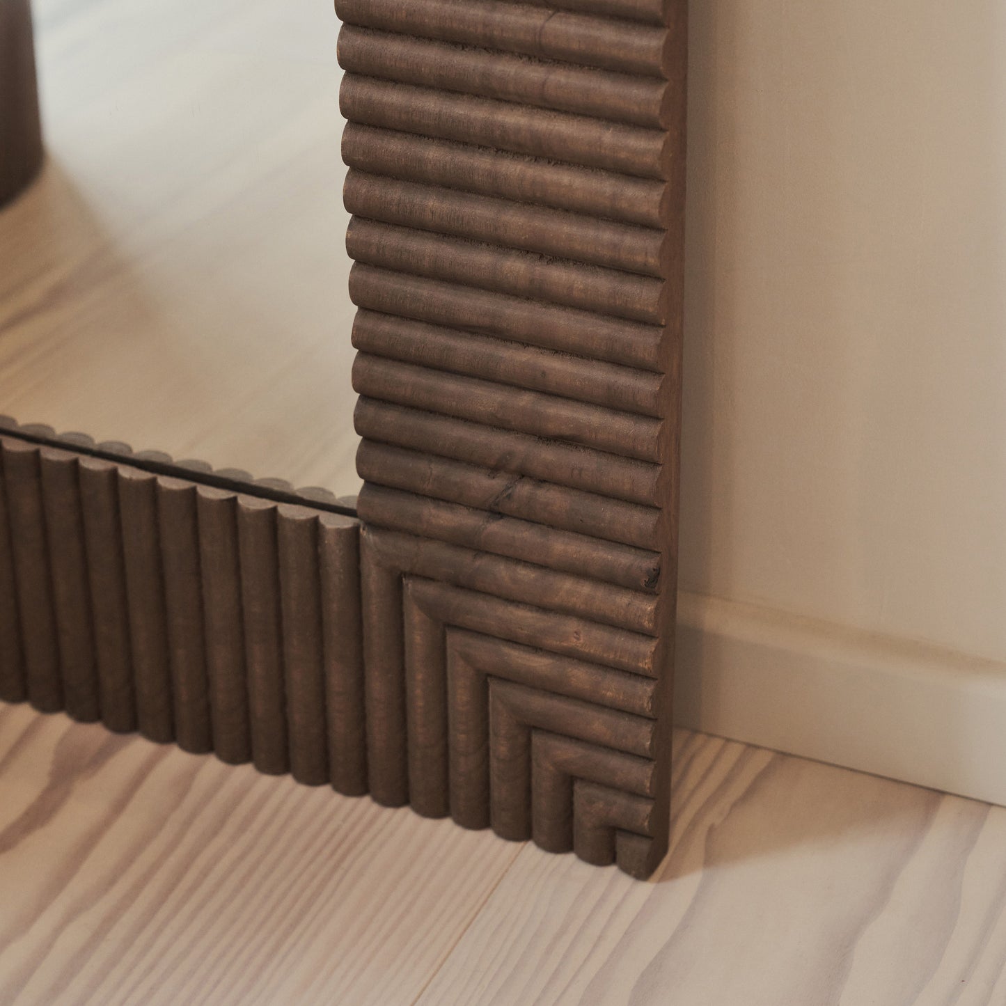 Sloane - Warm Wood Extra Large Premium Mirror 190cm x 100cm