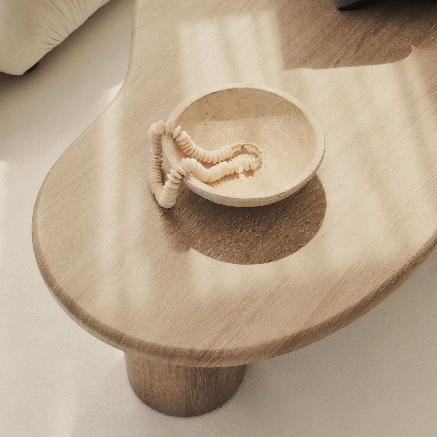 Savanna - Large Washed Wood Irregular Wooden Coffee Table