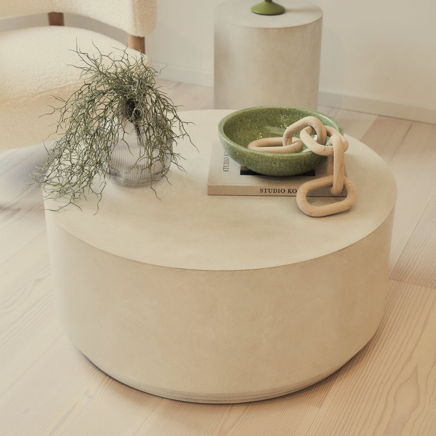 Luciana - Concrete Round Coffee Table