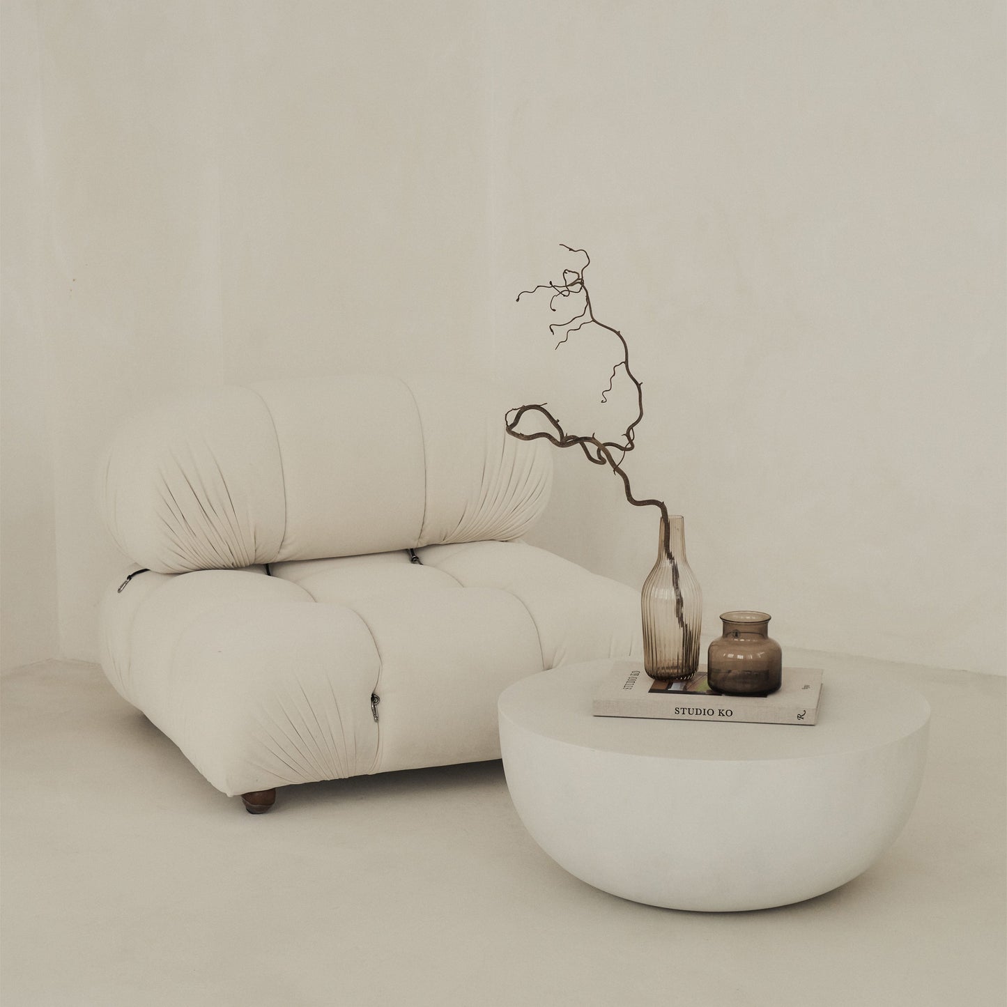Enzo - Minimal Concrete Round Coffee Table