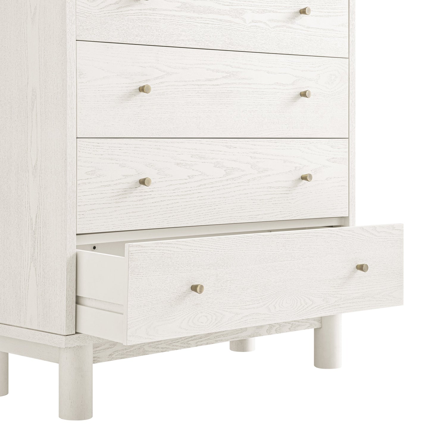 Maude Tall Chest, Washed White Ash