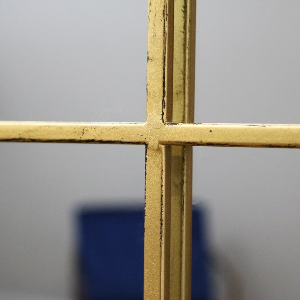 Brooklyn - Large Gold Metal Mirror 140cm x 70cm