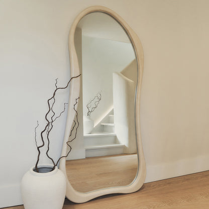 Arcurva - Large Full Length Concrete Irregular Mirror 170cm x 85cm