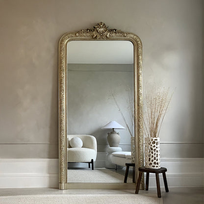 Kensington - Full Length Champagne Ornate Mirror 196cm x 100cm