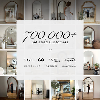 Bexley - Gold Full Length Metal Mirror 180cm x 70cm