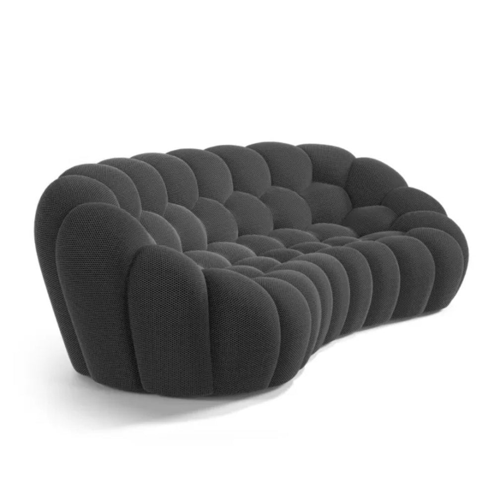 Compressed Black Bubble Sofa by Lumo – High-Quality Design