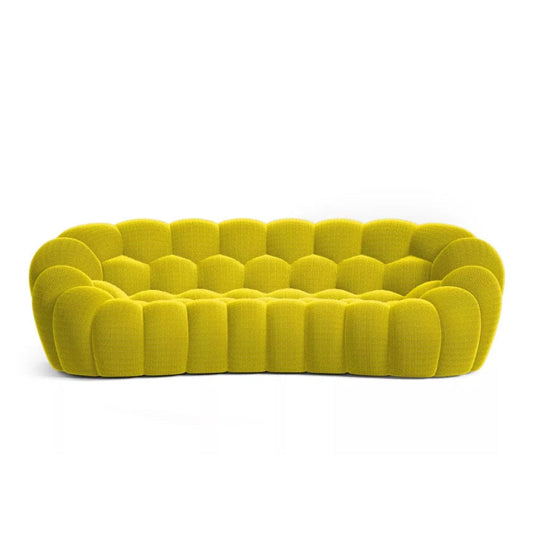 Compressed Bubble Sofa by Lumo - Vibrant Yellow