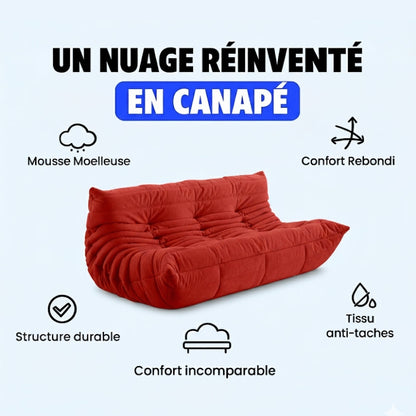 Koto Togo Compact Black Sofa: Sleek, Modern Design