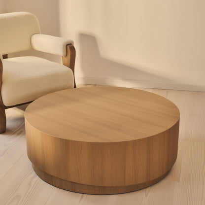 Magna - Warm Wood Wave Coffee Table