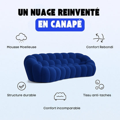 Compressed Bubble Sofa in Vibrant Red – Lumo Design