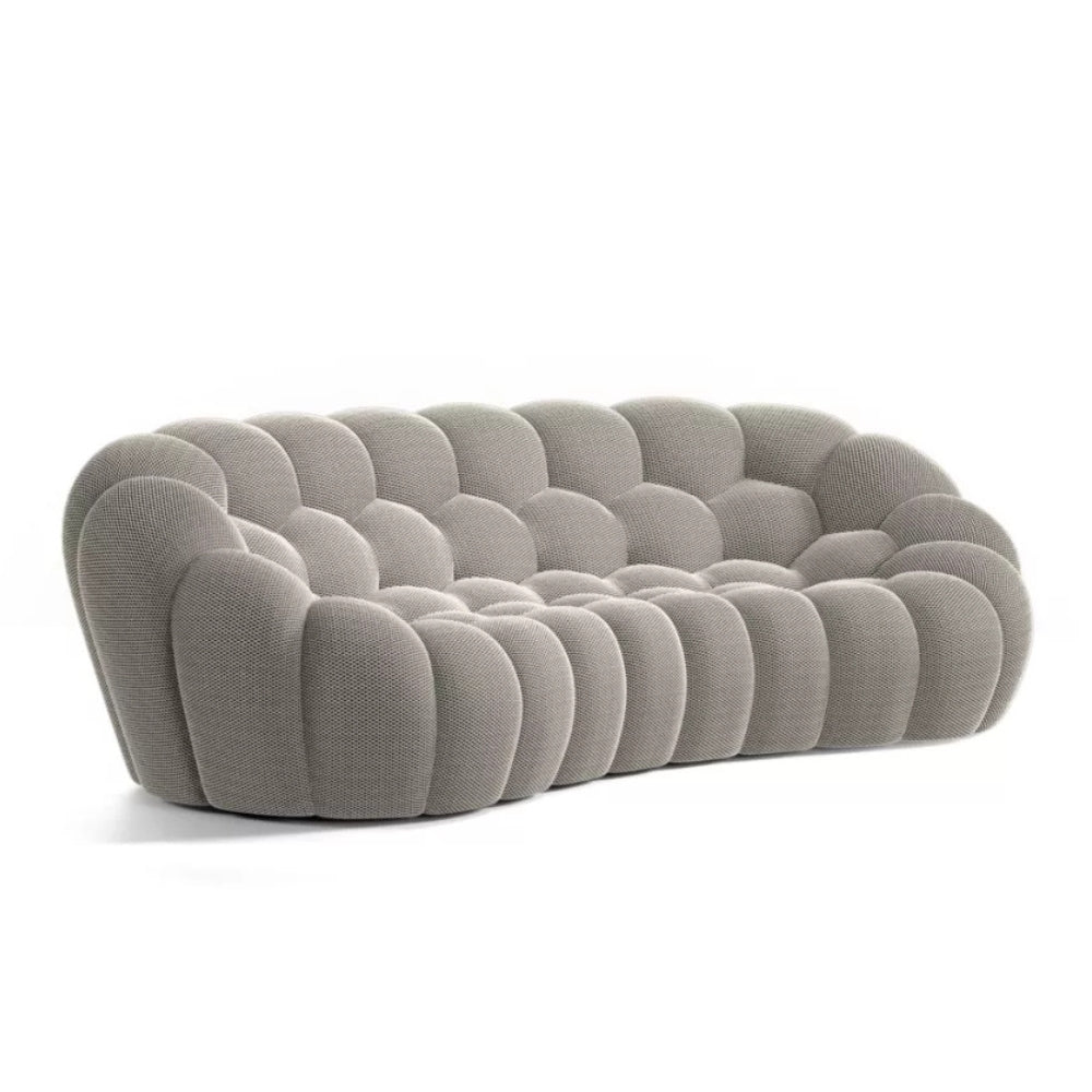 Compressed Bubble Sofa by Lumo: Braided Cord Design