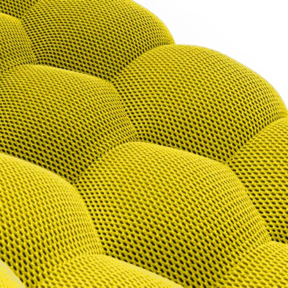 Lumo Classic: Yellow 2-Seat Compressed Bubble Sofa