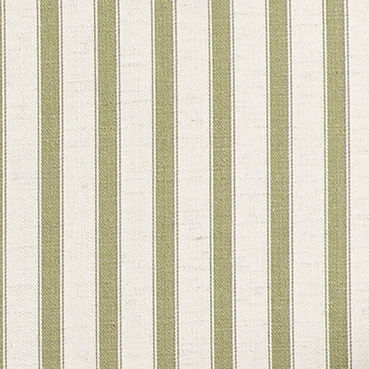 Fyne Sage Striped Linen Blend Natural Oak Rocking Armchair