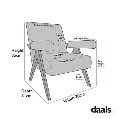 Chinnor Taupe Boucle Black Oak Frame Accent Chair