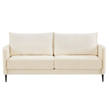 Bari Beige Woven Fabric Sofa