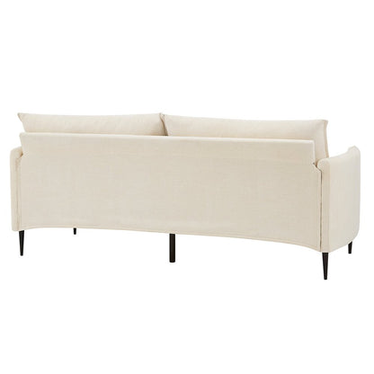 Bari Beige Woven Fabric Sofa