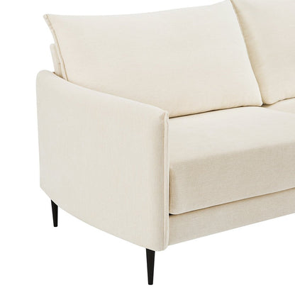 Bari Beige Woven Fabric Sofa