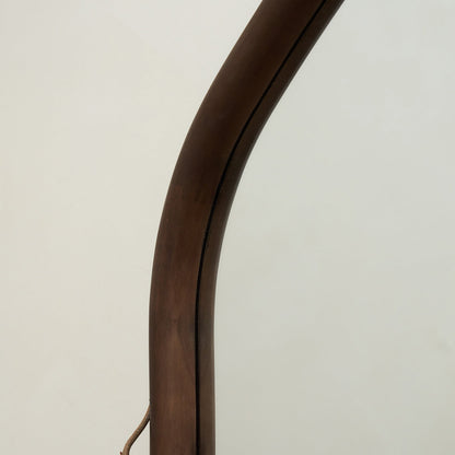 Aaliyah - Extra Large Full Length Dark Wood Irregular Mirror 180cm x 110cm