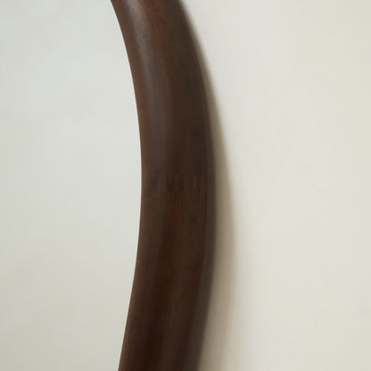 Aaliyah - Extra Large Full Length Dark Wood Irregular Mirror 180cm x 110cm