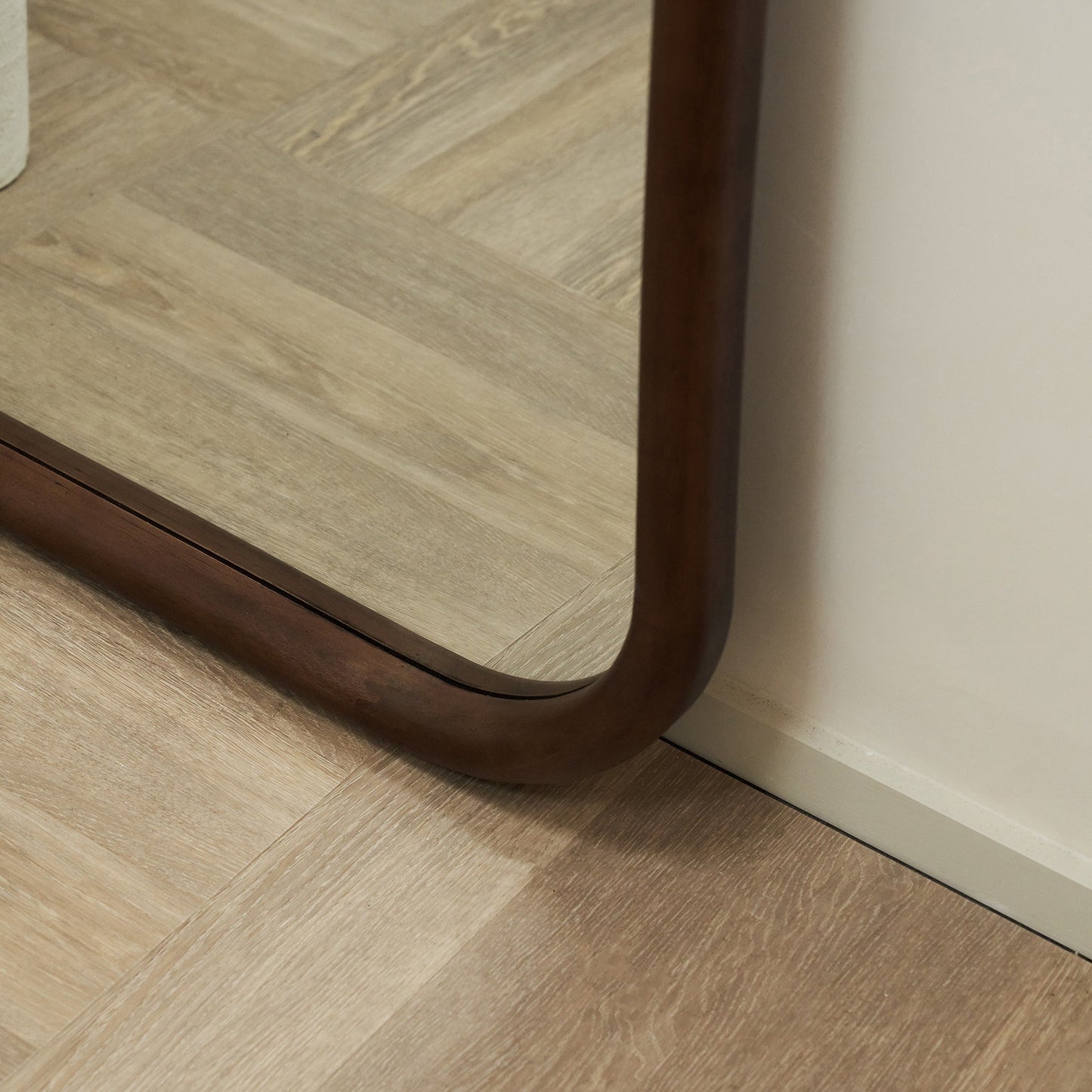 Aaliyah - Full Length Dark Wood Irregular Mirror 180cm x 80cm