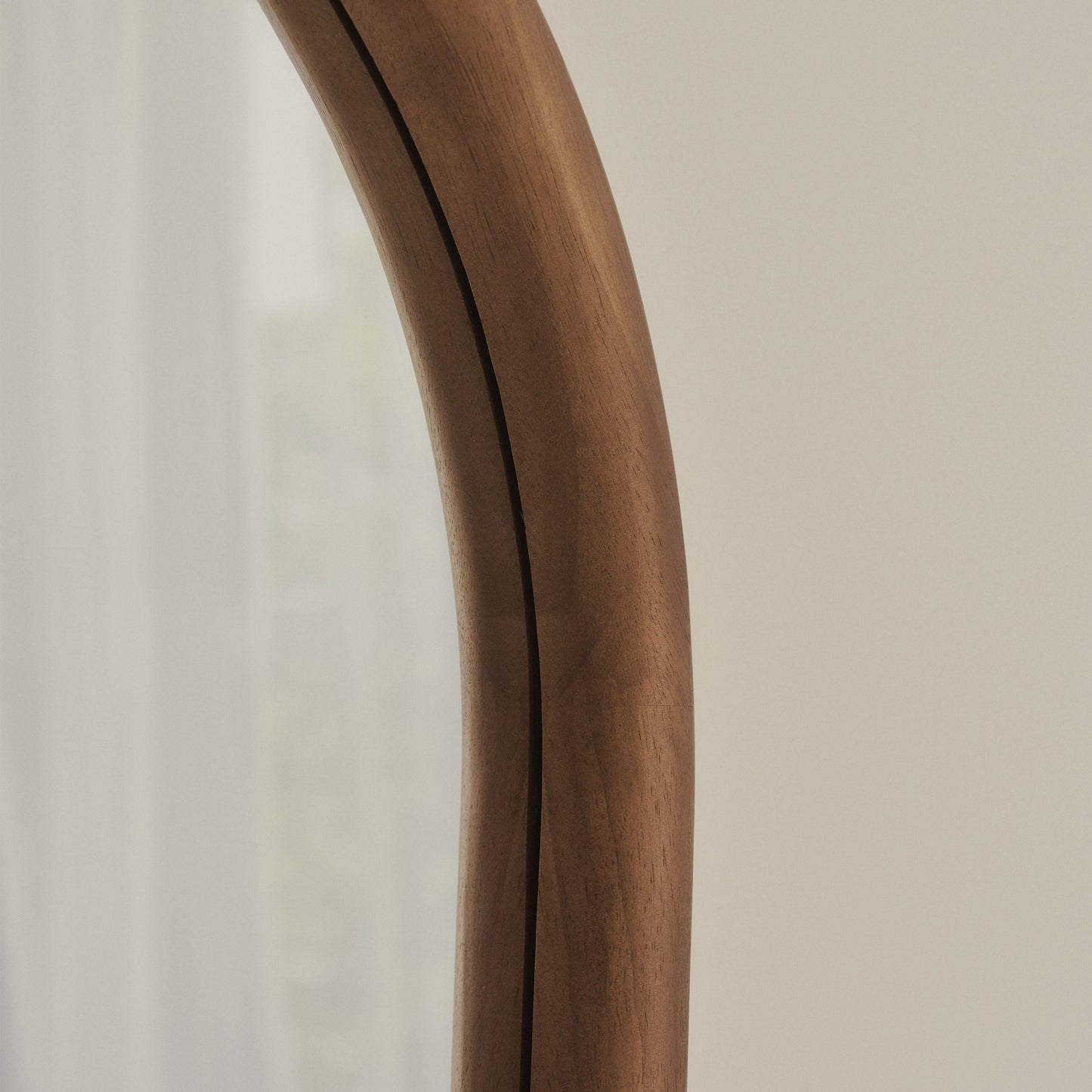 Aaliyah - Extra Large Full Length Warm Wood Irregular Mirror 180cm x 110cm