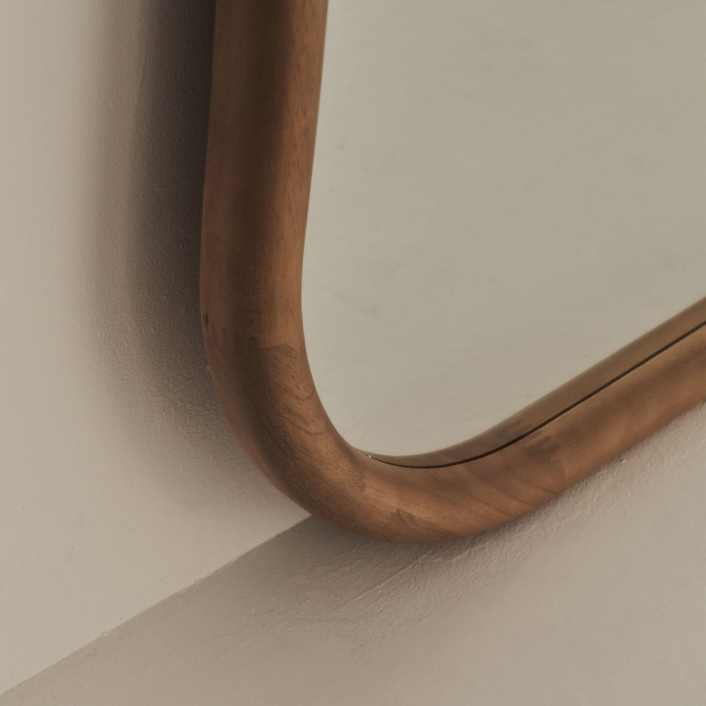 Aaliyah - Full Length Warm Wood Irregular Mirror 180cm x 80cm