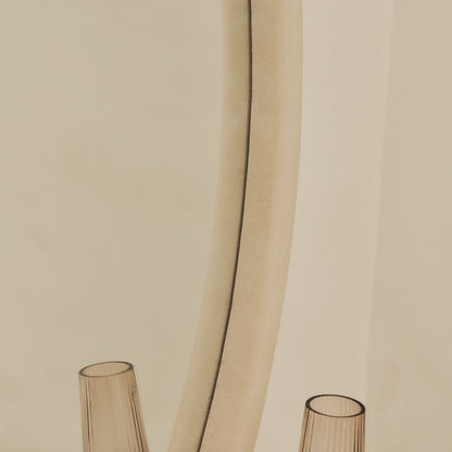 Amora - Large Concrete Round Wall Mirror 100cm x 100cm