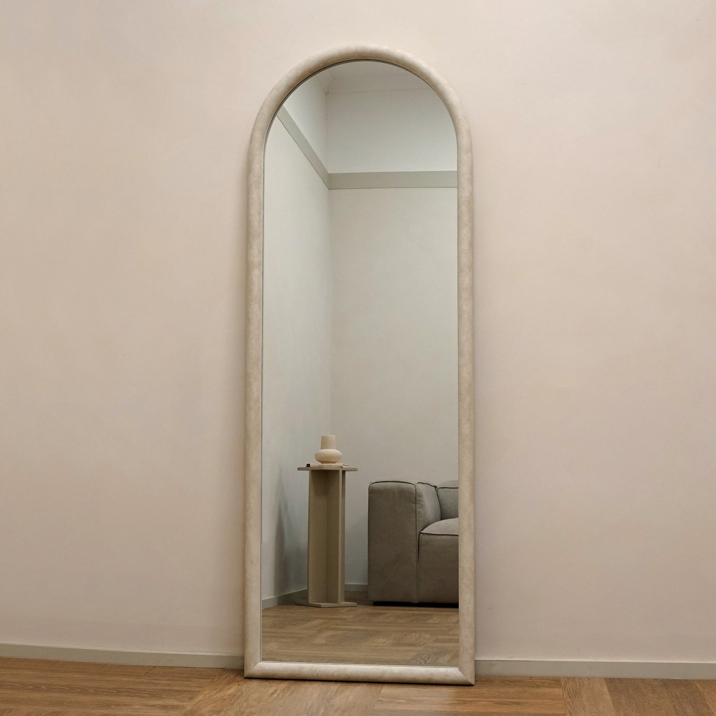 Amora - Full Length Large Arched Concrete Mirror 172cm x 60cm