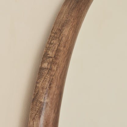 Amora - Full Length Large Arched Warm Wood Mirror 180cm x 90cm