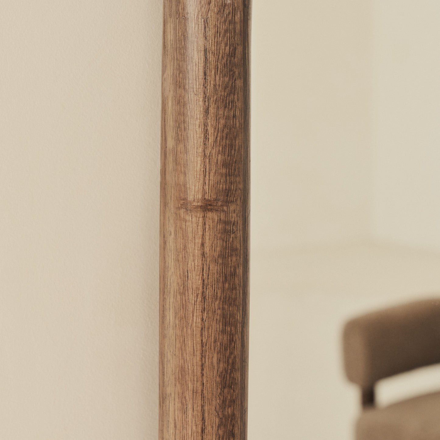 Amora - Full Length Large Arched Warm Wood Mirror 180cm x 90cm