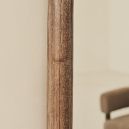 Amora - Full Length Large Arched Warm Wood Mirror 180cm x 90cm