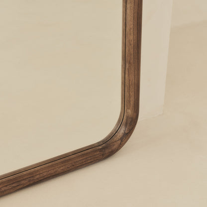 Amora - Full Length Large Arched Warm Wood Mirror 180cm x 90cm