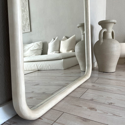 Amora - Extra Large Full Length Arched Concrete Mirror 190cm x 100cm