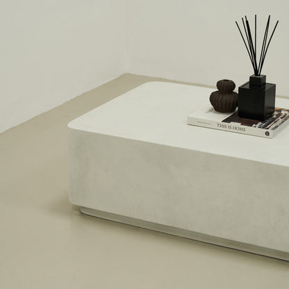 Angelo - Minimal Concrete Rectangular Coffee Table Large