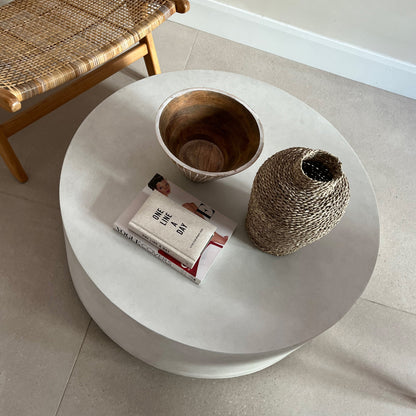 Angelo - Minimal Concrete Round Coffee Table Large