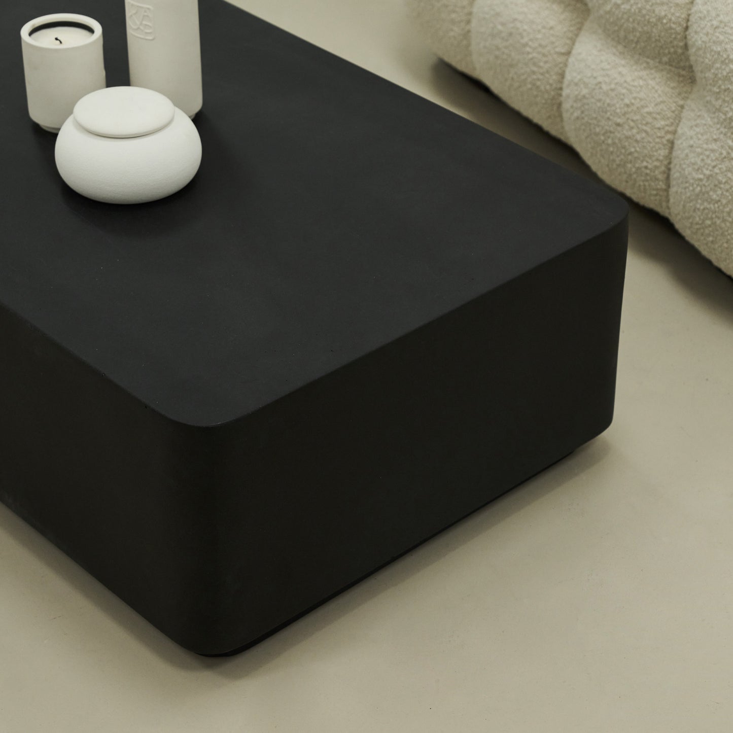 Angelo - Minimal Onyx Rectangular Coffee Table Large