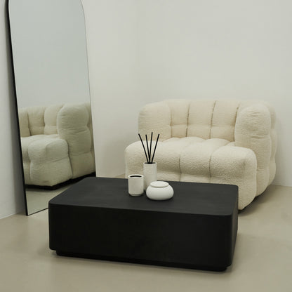 Angelo - Minimal Onyx Rectangular Coffee Table Large