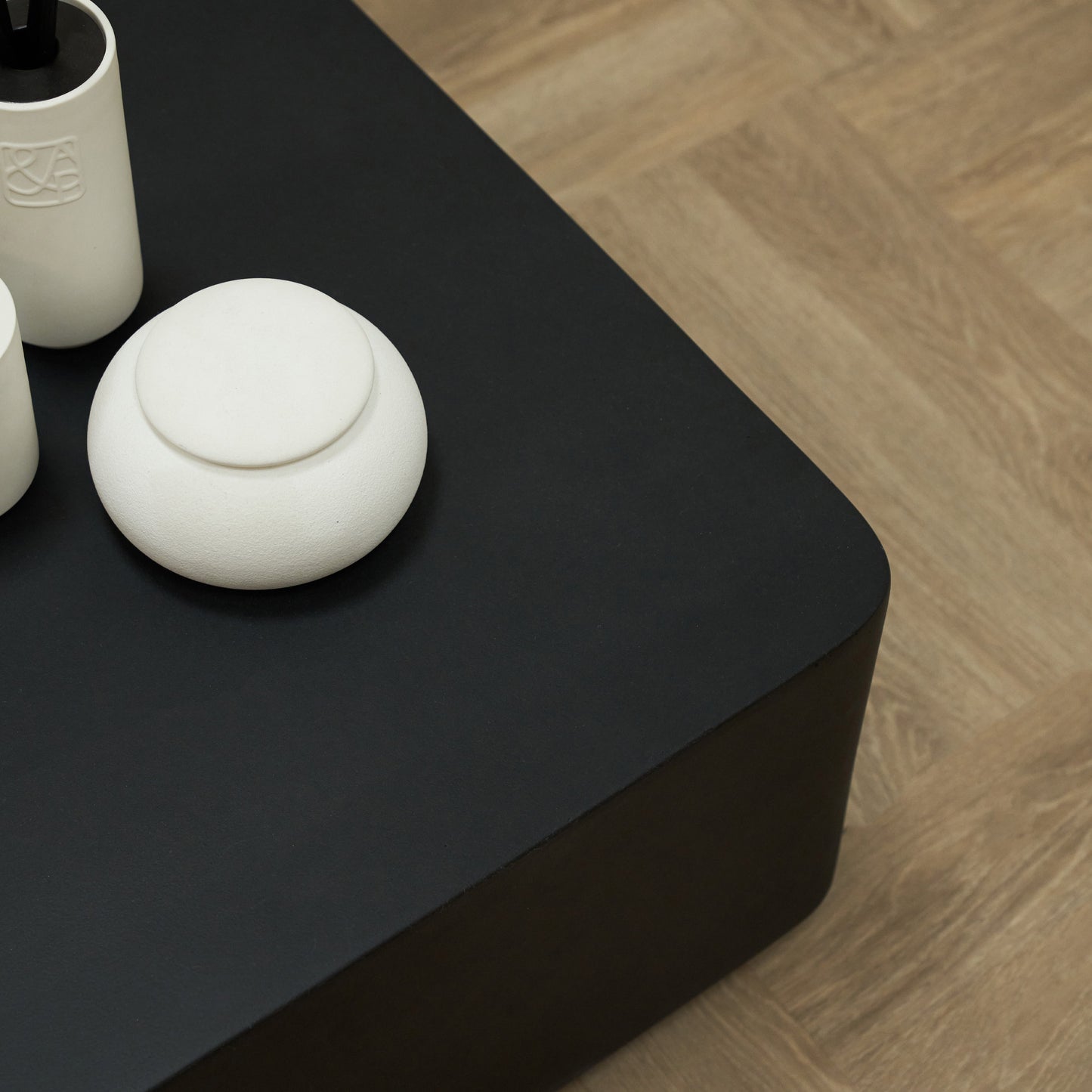 Angelo - Minimal Onyx Rectangular Coffee Table Large