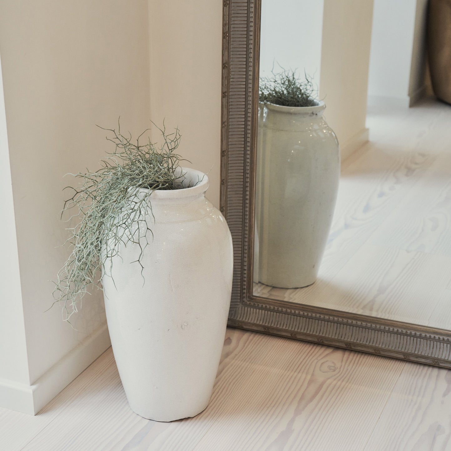 Antoine - Full Length Large Washed Wood Rectangular Mirror 166cm x 79cm