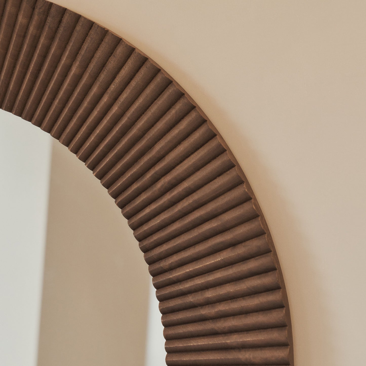 Sloane - Warm Wood Extra Large Premium Arched Mirror 180cm x 100cm